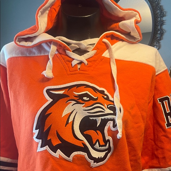 Champion Orange and Black Hoodie - Picture 2 of 7